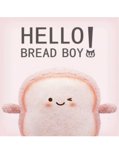 Almohada de Pan Tostado AOLIJIE Rosa 18x6 cm Peluche 2