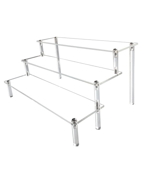 Soporte Acrílico AZEAM 3 Niveles para Exhibición de Cupcakes