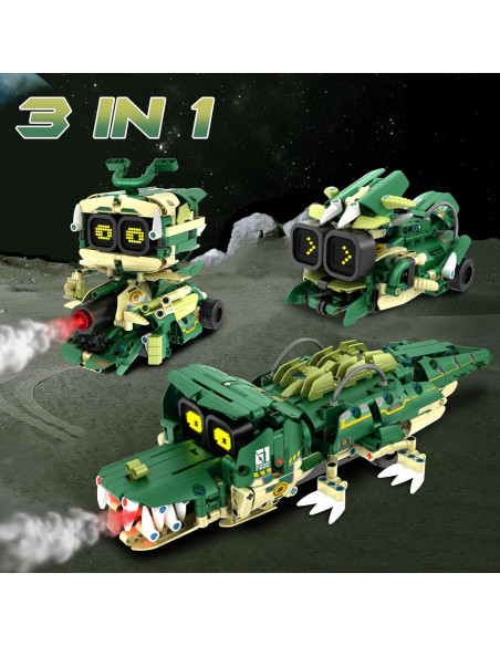 Kit de Construcción Robot 3 en 1 QHECTTY 513 Piezas