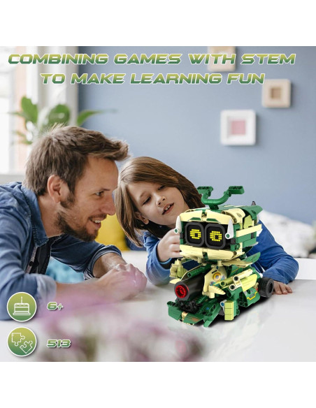 Kit de Construcción Robot 3 en 1 QHECTTY 513 Piezas