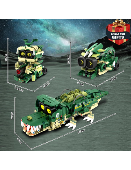 Kit de Construcción Robot 3 en 1 QHECTTY 513 Piezas