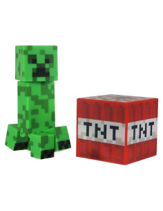 Figura de Acción Creeper Minecraft Jazwares 6,99 cm