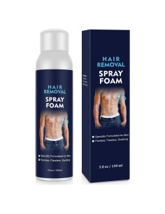 Espuma Depilatoria Indolora para Hombres Bablabear 168g
