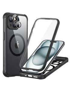 Funda ESR para iPhone 15 con MagSafe y Protector 9H+