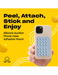 Funda de teléfono OCTOBUDDY soporte adhesivo azul bebé 2
