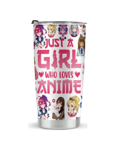 Vaso de Acero Inoxidable KDXPBZ Anime 591ml Doble Pared