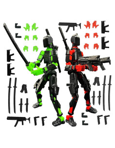 Conjunto de Figuras de Acción PEKOIU T13 Multi-Articuladas