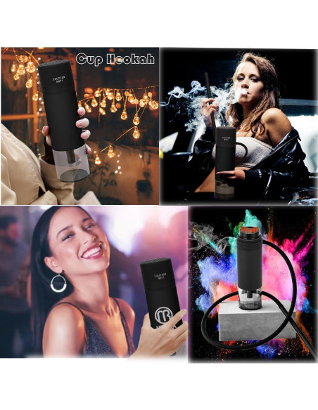 Hookah Portátil MRPAPA Azul, Set Completo para Viajar