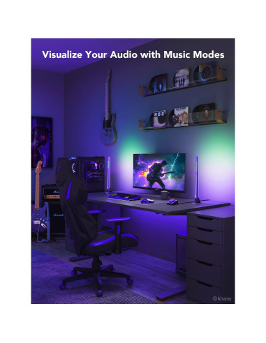 Govee Barra de Luz RGBIC H6047 Evangelion para Juegos