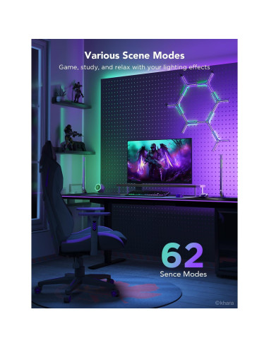 Govee Barra de Luz RGBIC H6047 Evangelion para Juegos