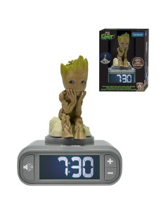 Reloj Despertador LEXiBOOK Groot Marvel 6 Sonidos Luz Nocturna
