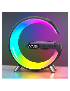 Lámpara de Mesa LENGLASS con Cargador Inalámbrico 15W