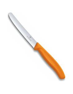 Cuchillo Suizo Victorinox Classic Naranja 11.43 cm Hoja Serrada