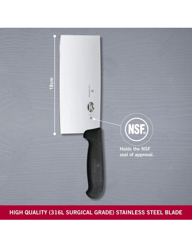 Cuchillo de Chef Chino Victorinox 30 cm Acero Inoxidable