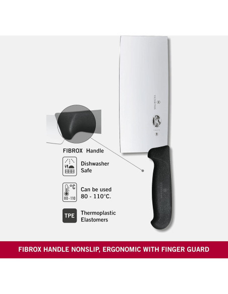 Cuchillo de Chef Chino Victorinox 30 cm Acero Inoxidable