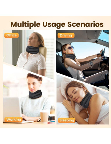 Soporte de Cuello KKINYAS Ajustable para Ronquidos - Transpirable