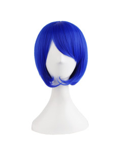 Peluca BOB Recta Corto MapofBeauty Azul Marino 30 cm