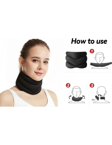 Soporte de Cuello KKINYAS Ajustable para Ronquidos - Transpirable