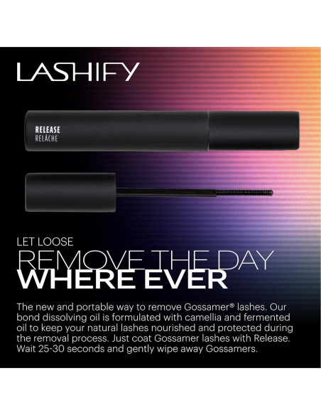 Removedor de Pestañas Lashify Release 12.7x1.9cm Vegano