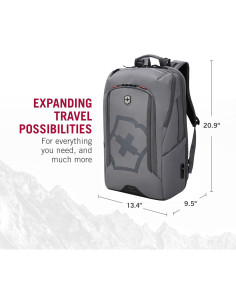 Mochila Victorinox Touring 2.0 para Laptop 33L - Gris Claro 2