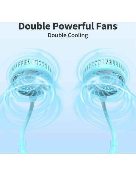 Ventilador de Cuello PANERGY HF340 Recargable 3 Velocidades