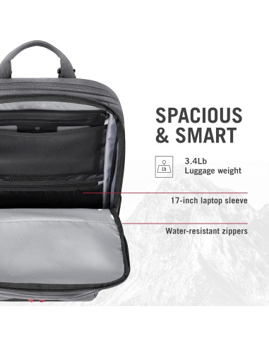 Mochila Victorinox Touring 2.0 para Laptop 33L - Gris Claro