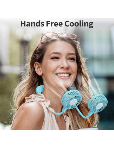 Ventilador de Cuello PANERGY HF340 Recargable 3 Velocidades