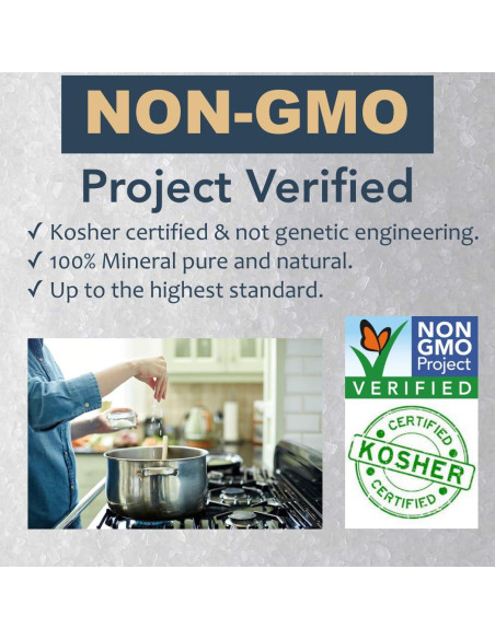 Sal Marina All Goods - Grano Fino 453 g, 100% Natural, Kosher