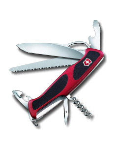 Cuchillo Suizo Victorinox RangerGrip 79, 12 Funciones, Rojo