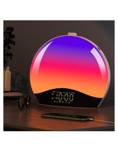 Despertador Luz Amanecer Tuerthy con Bluetooth y Radio FM