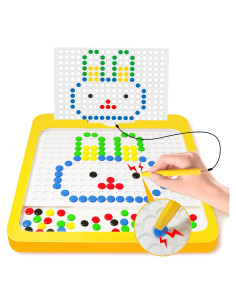 Tablero Magnético Cokzer 30x30 cm con 20 Patrones Educativos