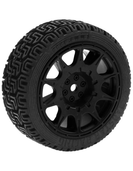 Neumáticos RC On Road 1/10 HIRCQOO 70mm Caucho Negro