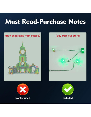 Kit de Iluminación LED BrickBling para Lego 75684 - Solo Luces