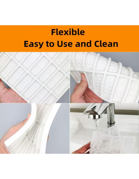 Kit de Moldes de Silicona Accfore para Dominó y Caja DIY