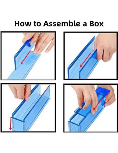 Kit de Moldes de Silicona Accfore para Dominó y Caja DIY