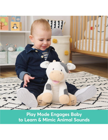 Peluche Animado Buttermilk Vaca GUND 30 cm Juguete Sensorial