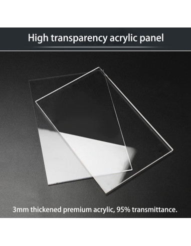 Caja de Exhibición Acrílica DuvinDD 3 Niveles 40x18x21cm