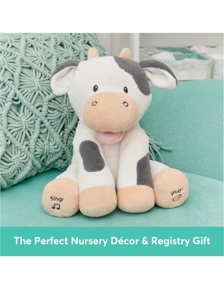 Peluche Animado Buttermilk Vaca GUND 30 cm Juguete Sensorial