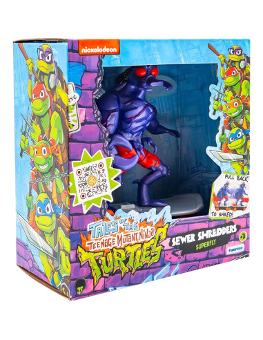 Juguete Patineta Tortugas Ninja Superfly 12.7 cm Coleccionable