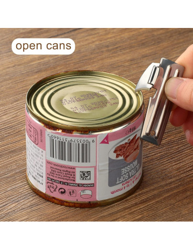 Abrelatas de Camping Chumia de Acero Inoxidable - 8 Piezas