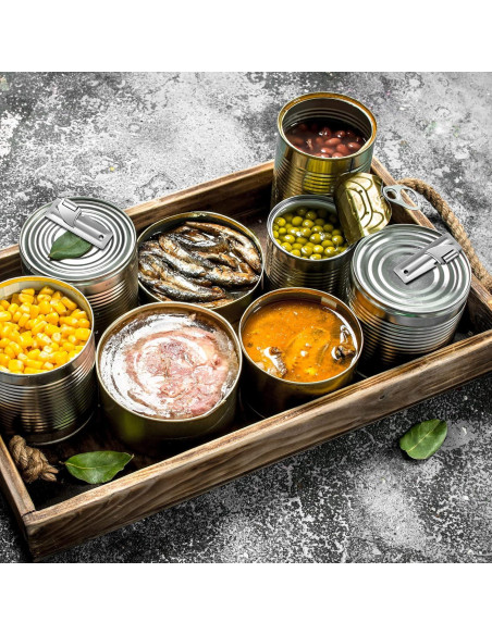 Abrelatas de Camping Chumia de Acero Inoxidable - 8 Piezas