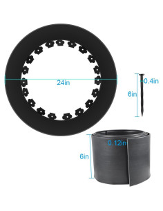 Bañera de Polvo para Pollos Kalekey 63.5 cm Ajustable 2