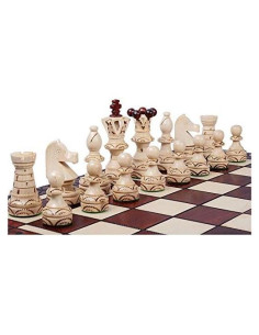 Piezas de Ajedrez de Madera Embajada - Fieltro y Pesadas