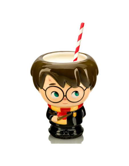 Taza de Cerámica Harry Potter Kawaii 450 ml - Regalo Mágico