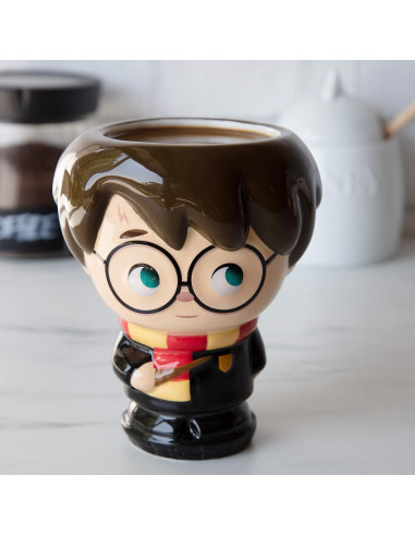 Taza de Cerámica Harry Potter Kawaii 450 ml - Regalo Mágico