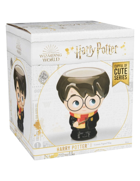 Taza de Cerámica Harry Potter Kawaii 450 ml - Regalo Mágico