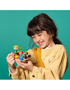 LEGO Minecraft Arrecife de Coral 21164 con Alex y Zombie 2