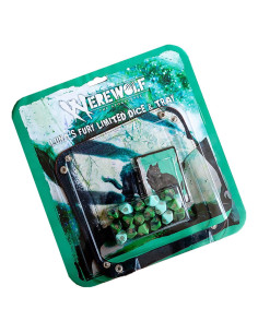 Juego de Dados Werewolf Luna's Fury 17 Dados y Bandeja