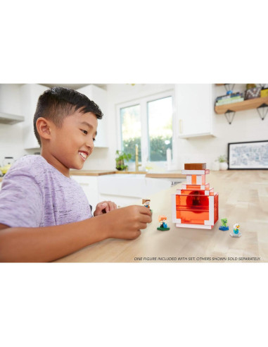 Estuche Mattel Minecraft para 5 Figuras Mini + Bruja