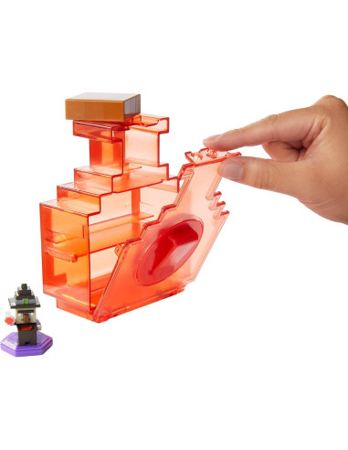 Estuche Mattel Minecraft para 5 Figuras Mini + Bruja